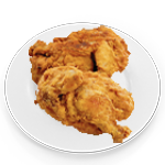 Half Chicken In Batter 