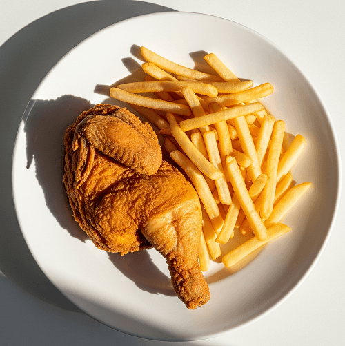 Half Chicken In Batter 