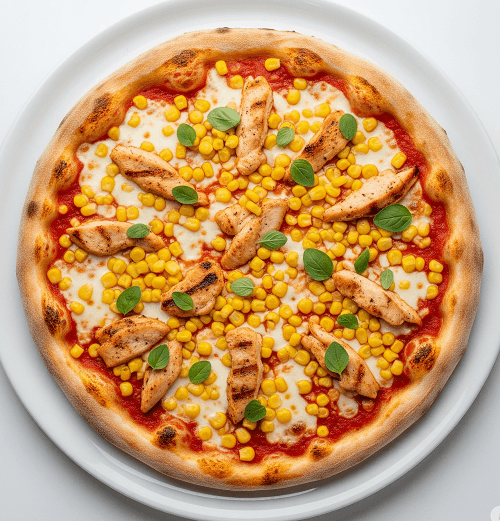 Chicken Corn Pizza 