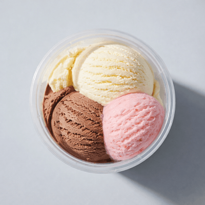 Large Tub Ice Cream (3 Scoops) 